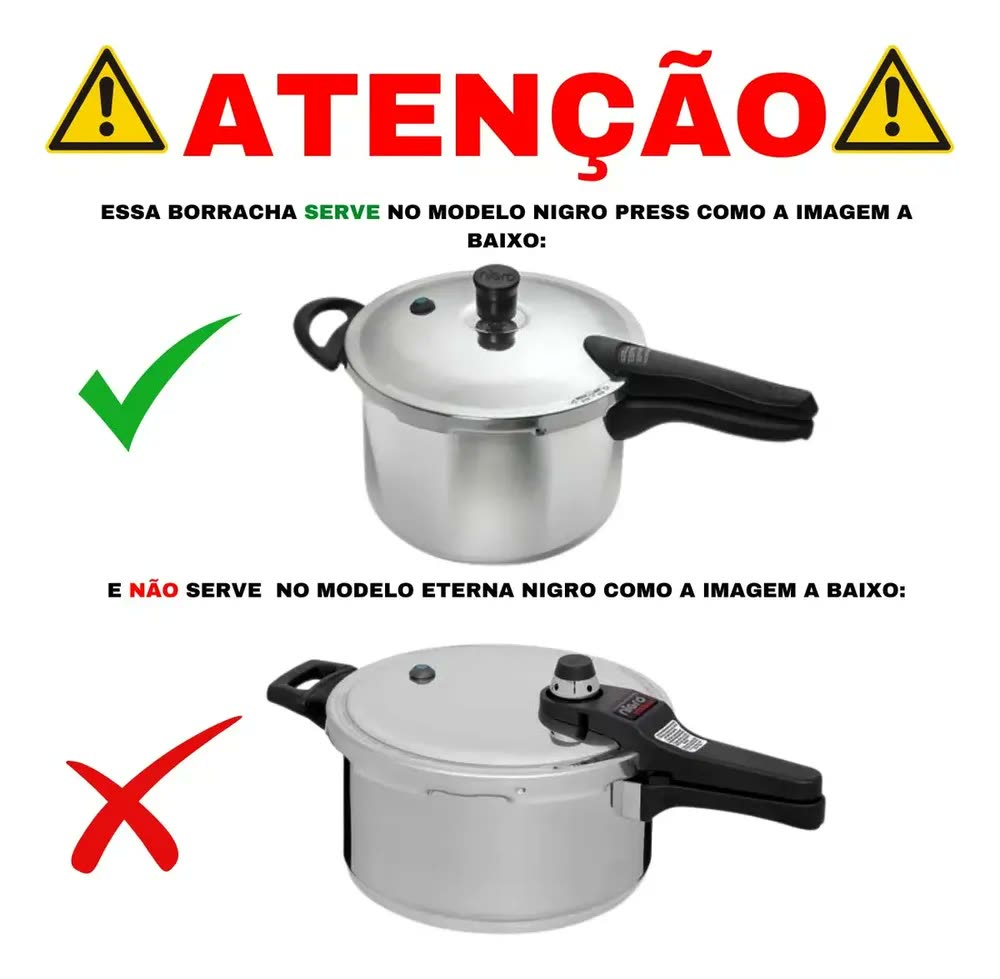 Anel Silicone Panela Pressão Profissional 3-6L Nigro Press