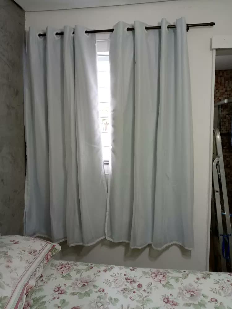 foto de Cortina Blackout Blecaute C/ Voil 1,80 X 2,80 Quarto