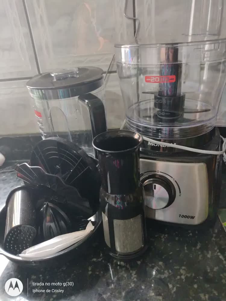 foto de Multiprocessador Turbo Chef 9 em 1 Mondial 1000W MPN-01-RF