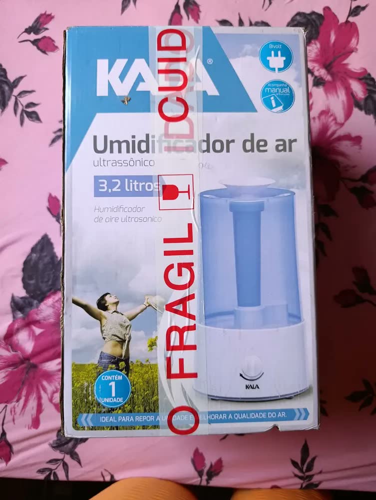 foto de Umidificador Ultrassônico 3,2l Bivolt Com Regulagem - Kala Cor Azul 110V/220V