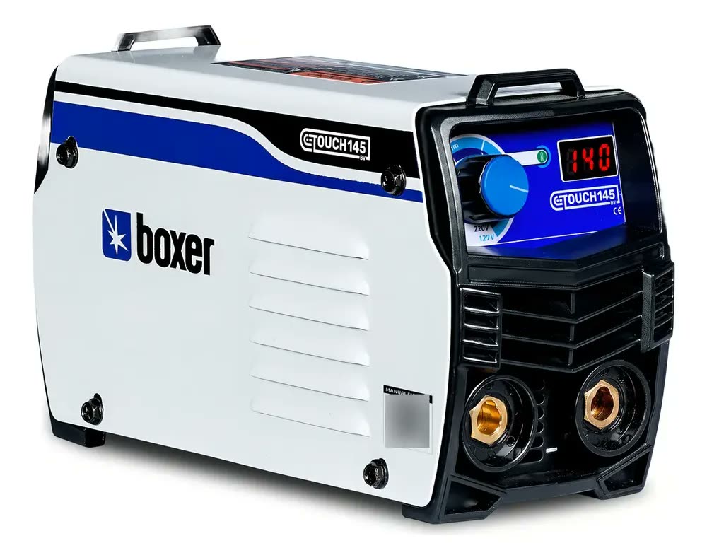 Máquina Inversora De Solda 140 Amperes Touch145 Boxer Cor Azul