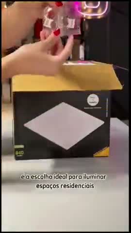 vídeo do produto