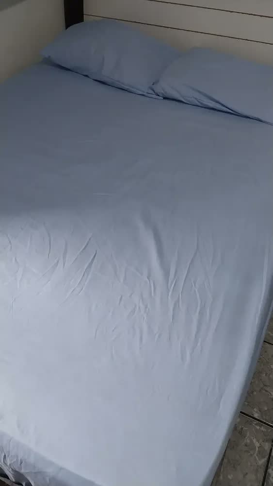 foto de Jogo de Lençol Queen 3 Peças 400 Fios Elástico Hotel cor Branco Desenho do Tecido Ponto Palito