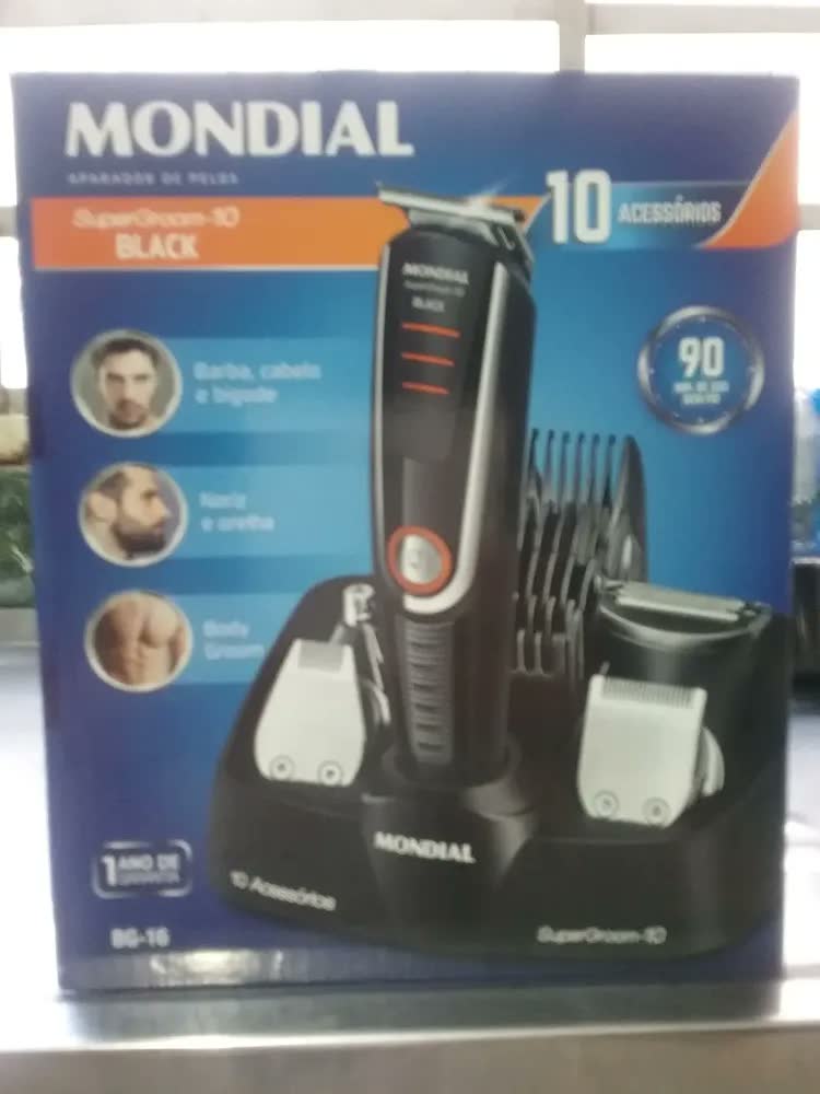 foto de Aparador De Pelos Body Groom Bg-05 Preto Mondial