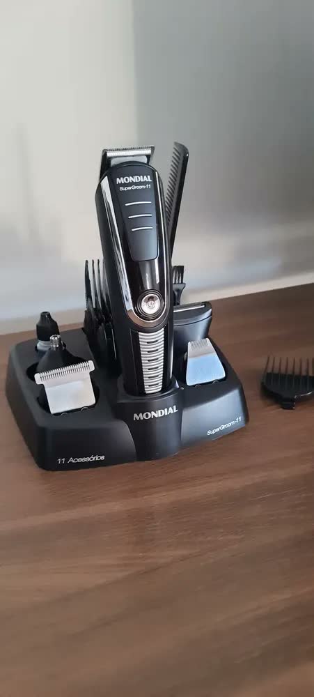 foto de Aparador De Pelos Body Groom Bg-05 Preto Mondial