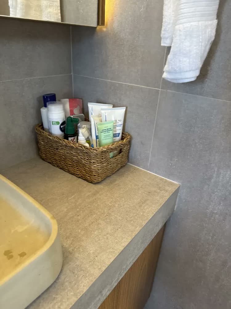 foto de Conjunto De Cestos Cachepot Decoração Quarto Sala Banheiro Cor Conj Cestas C/ Alça