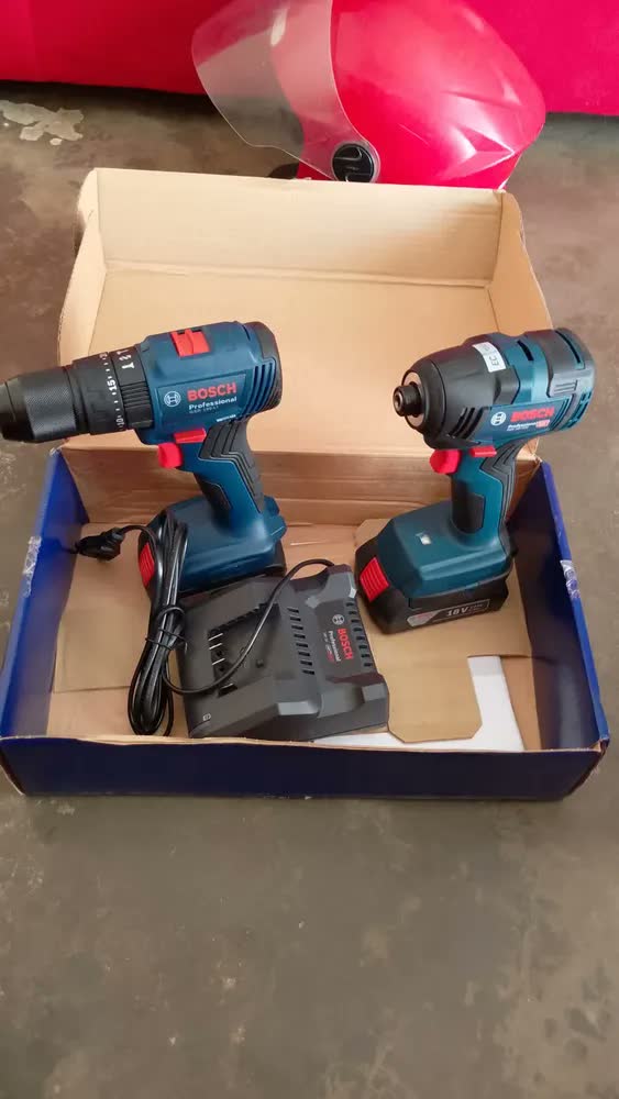 foto de Combo Furadeira Gsb 185-li + Chave Impacto Gdr 18v-200 Bosch