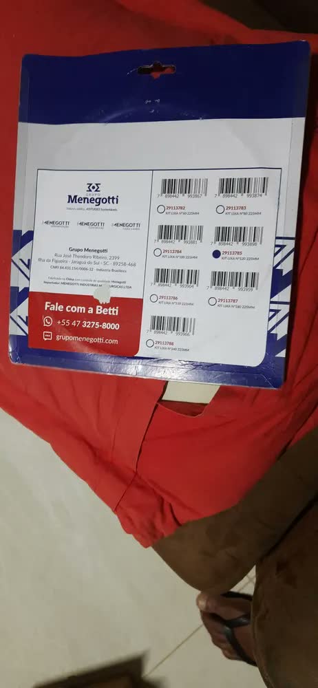 foto de Kit Com 10 Lixas 225mm Grão 120 Para Lixadeira Girafa De Teto