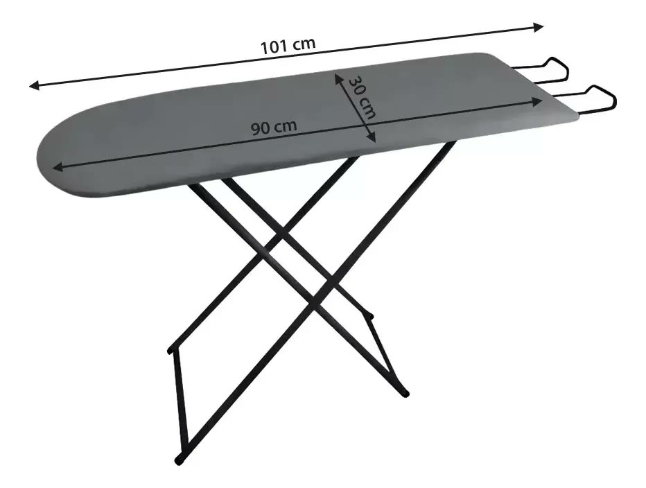 foto de Tábua Mesa De Passar Roupa Aço Com Porta Ferro Retrátil Plus