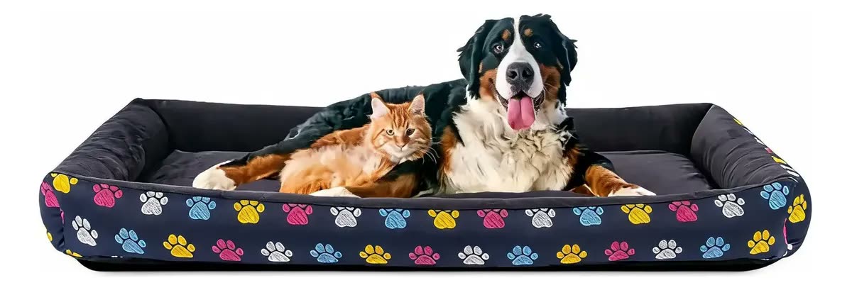 Cama Pet Confortável Xg Extra Grande 100% Algodão