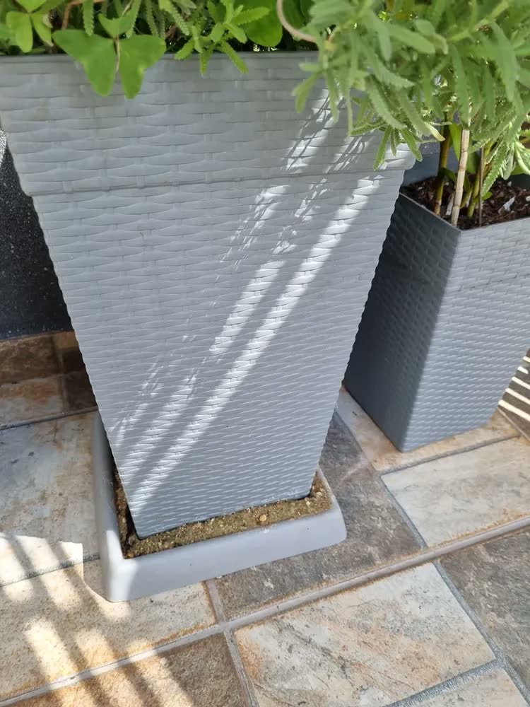 foto de 3 Vaso Plantas Flores Rattan Grande Decorado 10,17,28 Litros