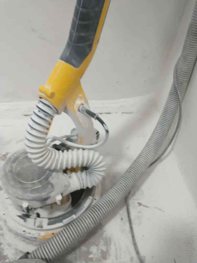 foto de Lixadeira Teto E Parede Telescópica Profissional Com Led E Saco Coletor The Black Tools Btl750 750w