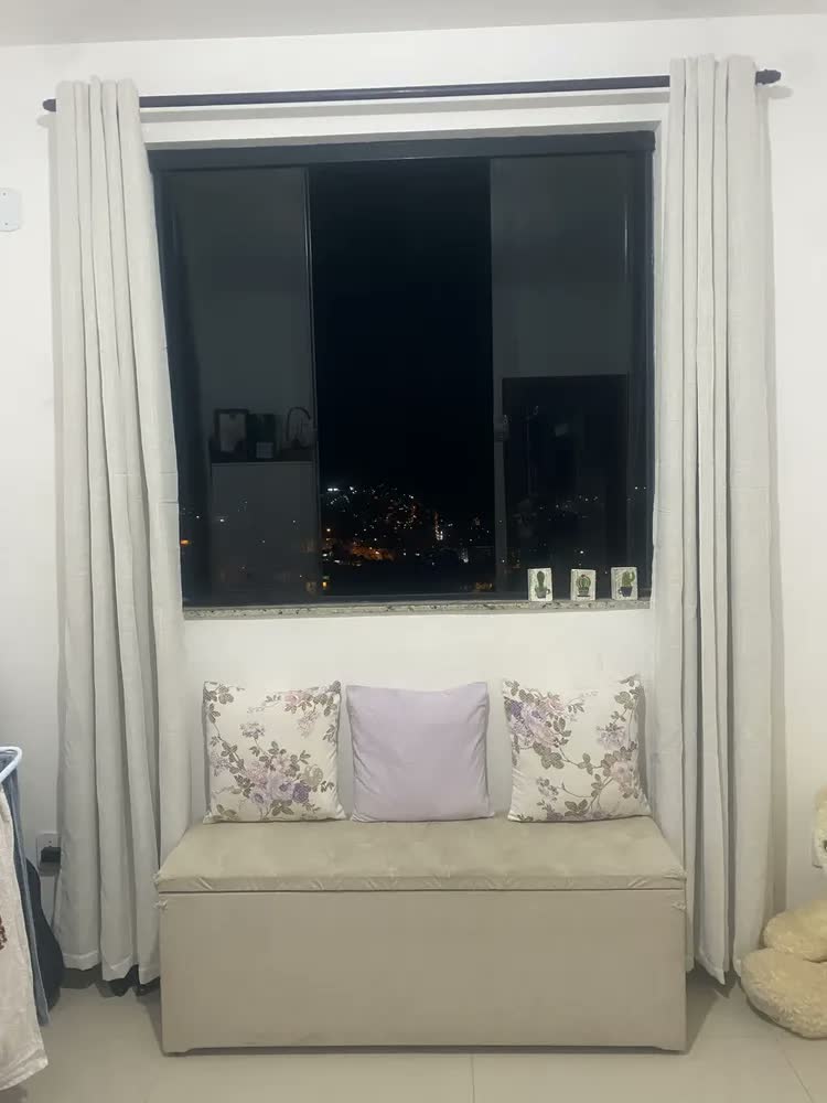 foto de Cortina Salvatex Tamanho 300x250cm Cor linho natural