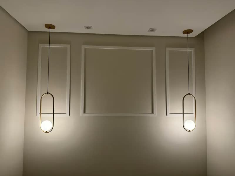 foto de Kit 2 Pendentes Jabuticaba Industrial Oval Luminária Globo