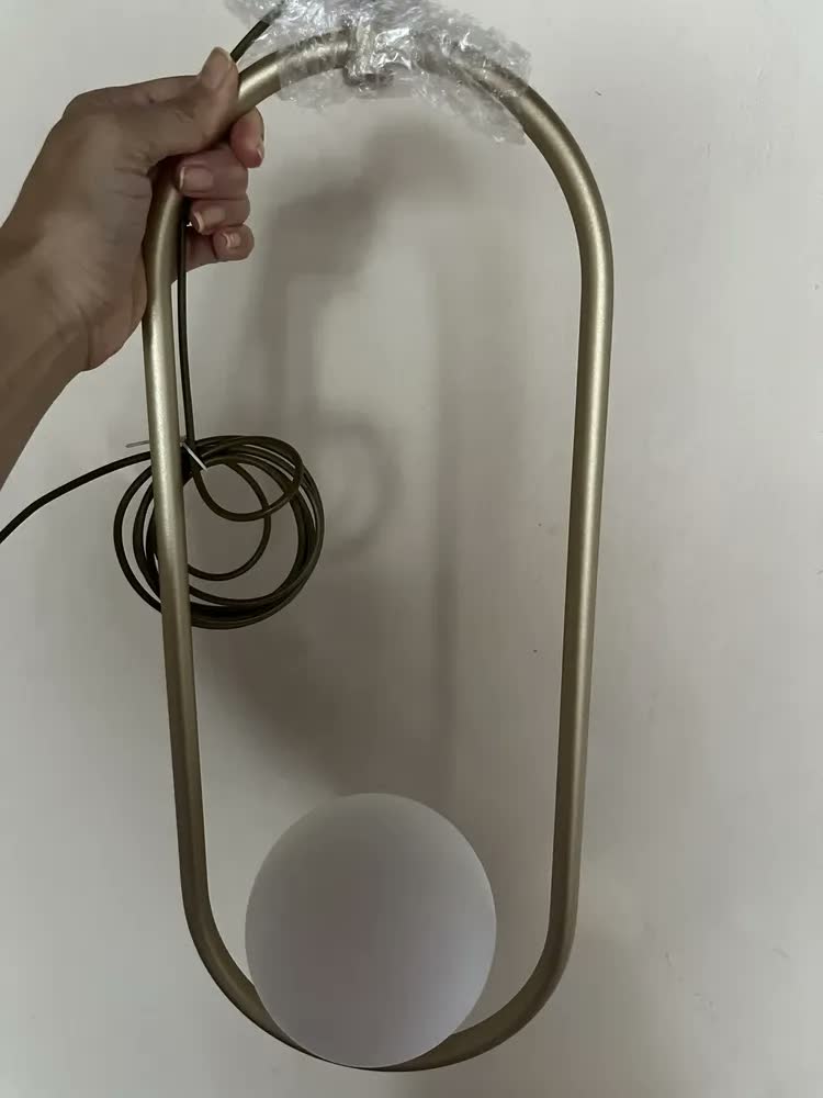 foto de Kit 2 Pendentes Jabuticaba Industrial Oval Luminária Globo