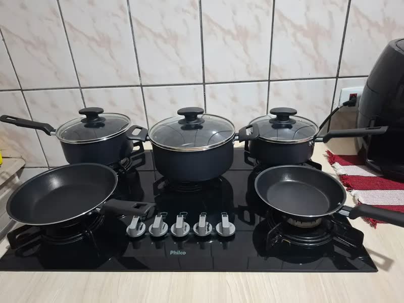 foto de Jogo De Panelas Ravena 5 Peças Tramontina