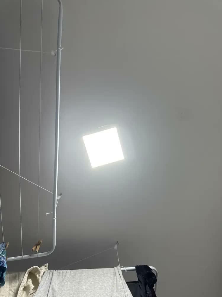 foto de Plafon Luminária Led 30x30 Sobrepor Bivolt Branco Frio 32w Cor Branco-frio 110v/220v (bivolt)