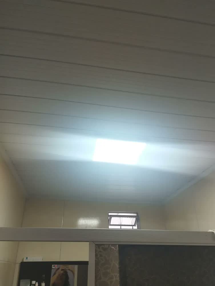 foto de Plafon Luminária Led 30x30 Sobrepor Bivolt Branco Frio 32w Cor Branco-frio 110v/220v (bivolt)
