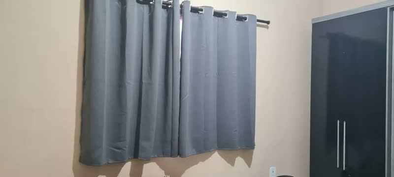 foto de Cortina Blackout De Quarto Sala Janela 2,60 X 1,40 Corta Luz
