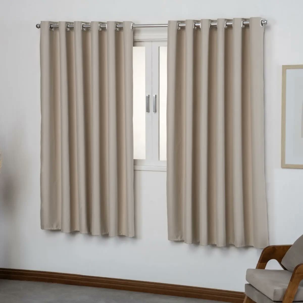 Cortina Blackout De Quarto Sala Janela 2,60 X 1,40 Corta Luz