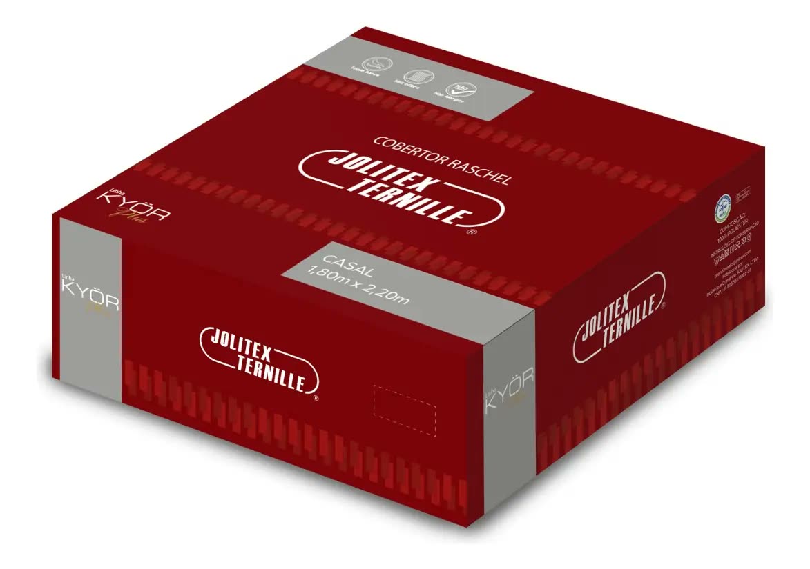 Cobertor Jolitex Casal Kyor Plus Bege 2,20x1,80m Coberta