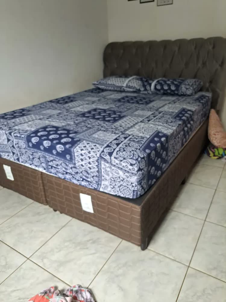 foto de Jogo De Lençol Queen Estampado Elástico Malha 100% Algodão