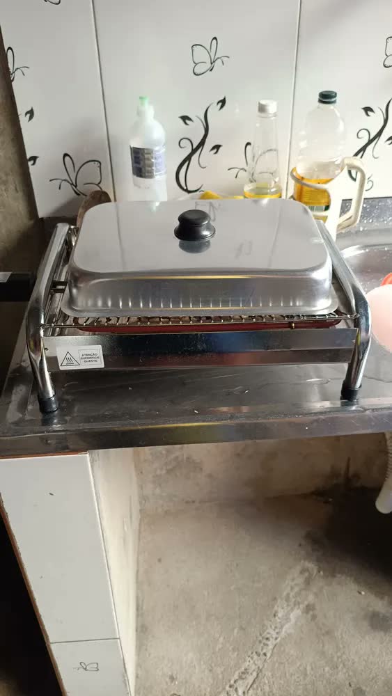 foto de Churrasqueira Elétrica Grill Com Tampa Sem Fumaça Oferta