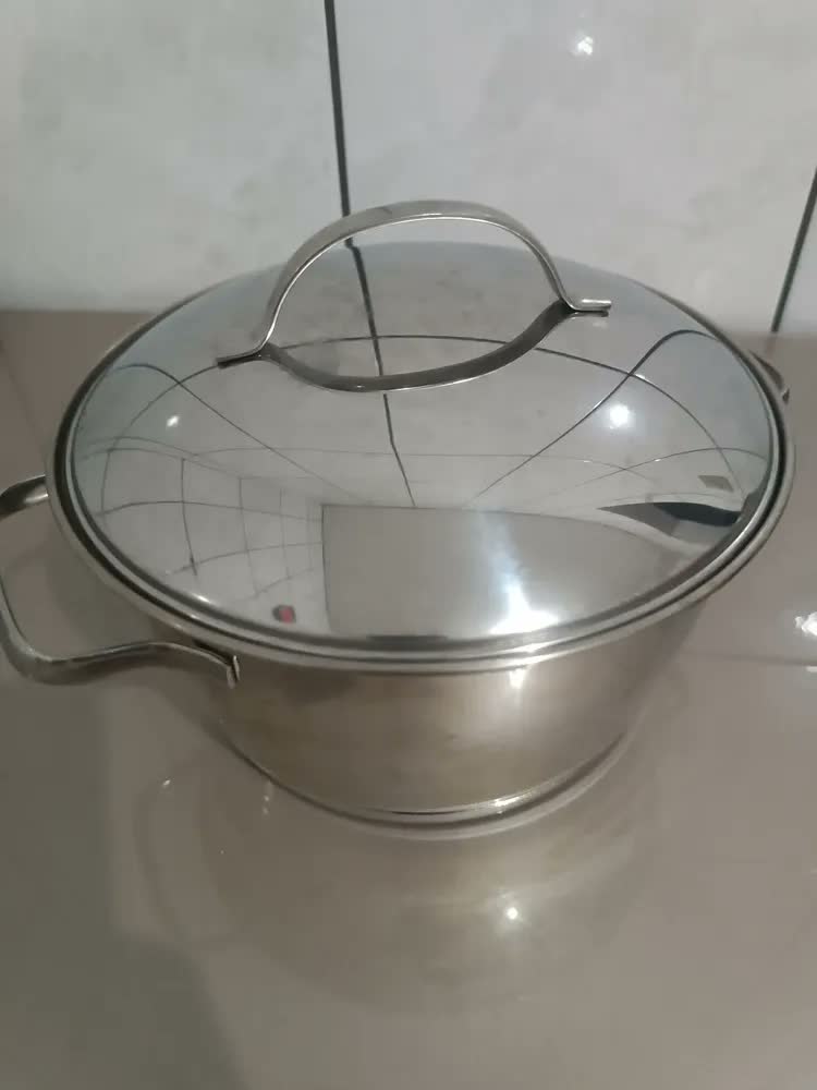foto de Jogo De Panelas Inox Tramontina Allegra 2 Peças Indução