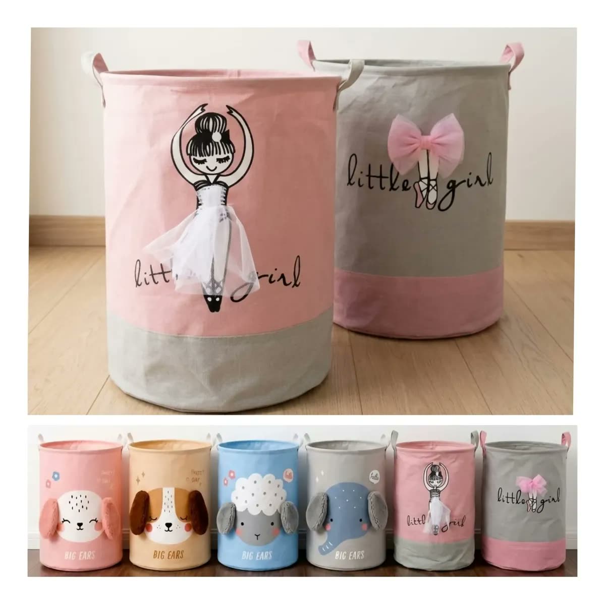 Cesto Organizador Infantil Brinquedo Roupa Impermeável