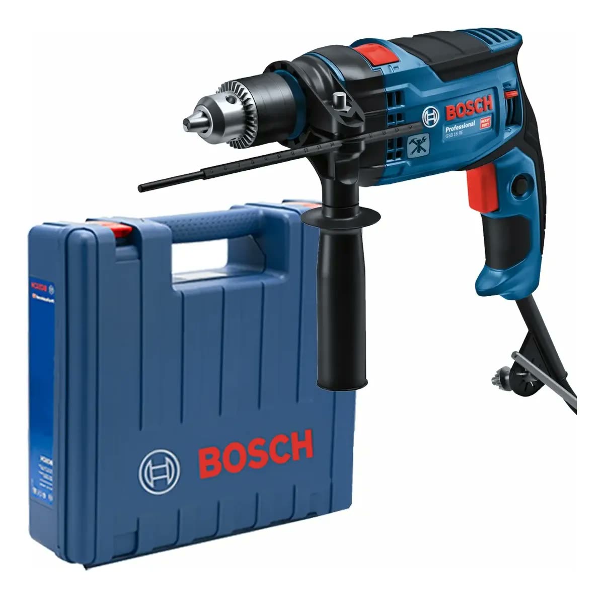 Furadeira De Impacto E Parafusadeira Gsb 16 Re 850w Bosch Nf