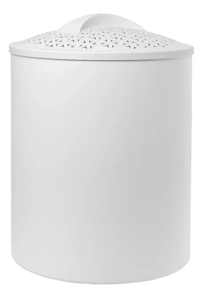 Cesto Para Roupas De Bebê Antiviral Quarto Enxoval Branco