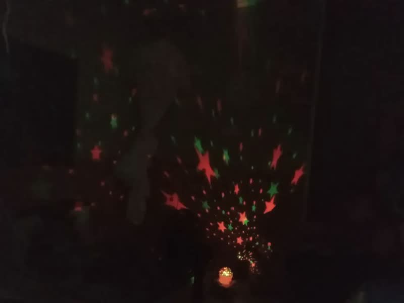 foto de Luminária Projetor Estrela 360º Galaxy Abajur Mesa Infantil