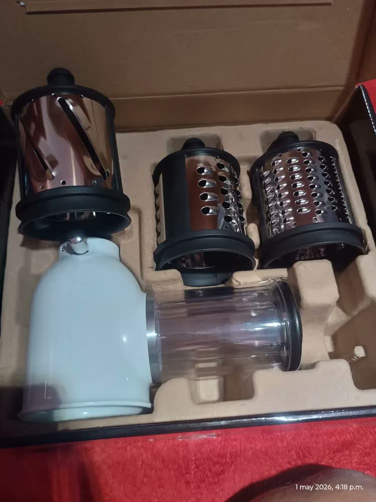 foto de Batedeira Planetária Kitchenaid Black Matte 4.8l Kea30cp Artisan