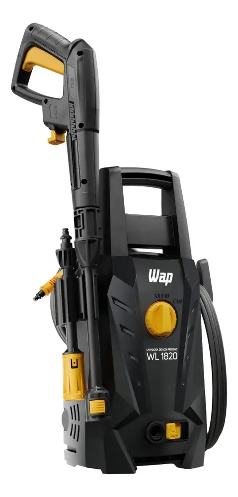 foto de Desobstruidora Lavadora Alta Pressão Wap Wl 1820 Black Cor Preto Frequência 60Hz
