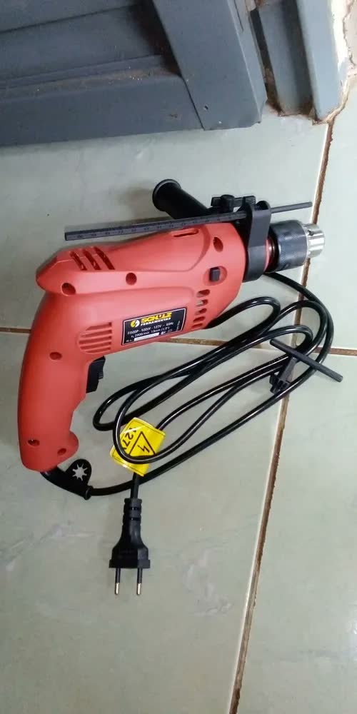 foto de Furadeira Parafusadeira Snel 500W 1/2 Polegada Impacto Reversível Amarela