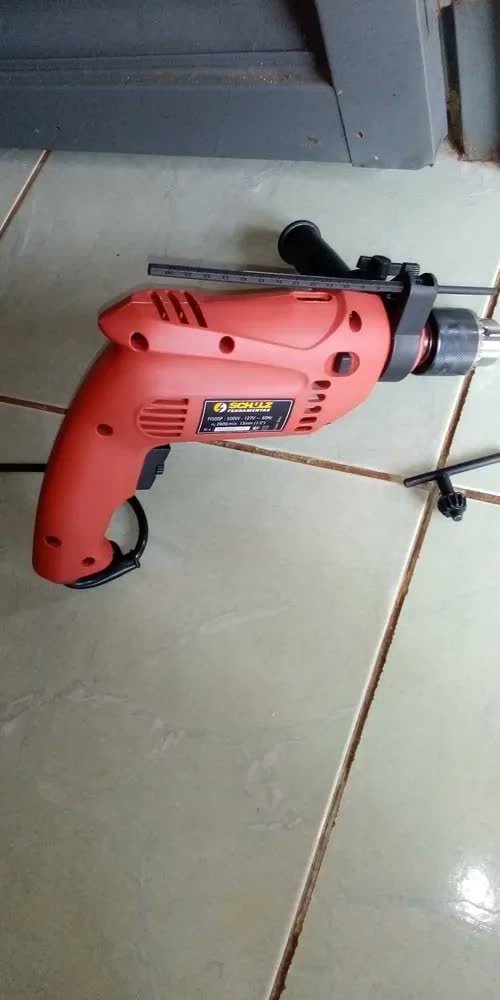 foto de Furadeira Parafusadeira Snel 500W 1/2 Polegada Impacto Reversível Amarela