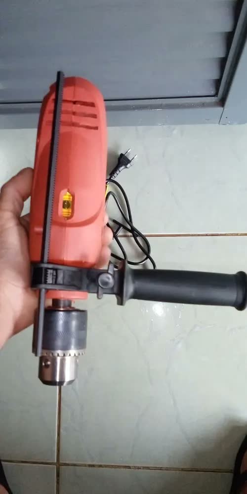 foto de Furadeira Parafusadeira Snel 500W 1/2 Polegada Impacto Reversível Amarela