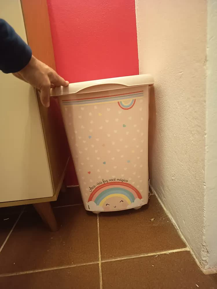 foto de Cesto De Roupa Suja Infantil Para Quarto De Bebe Alta Qualid
