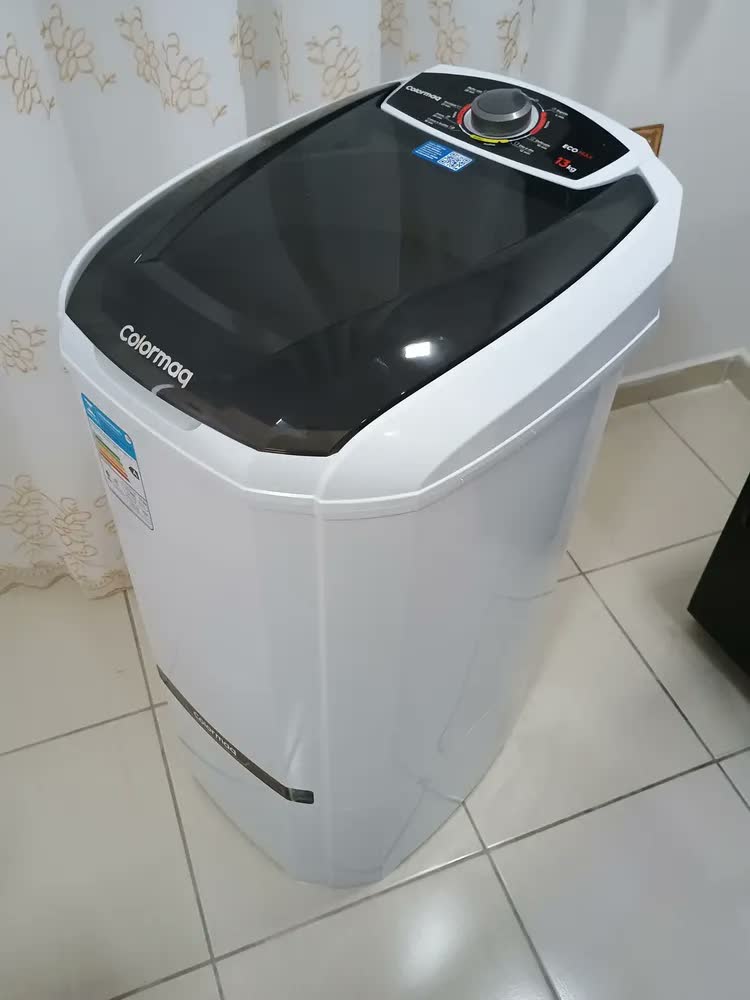 foto de Tanquinho Lavadora Roupas Semiautomática Colormaq 13kg Cor Prata