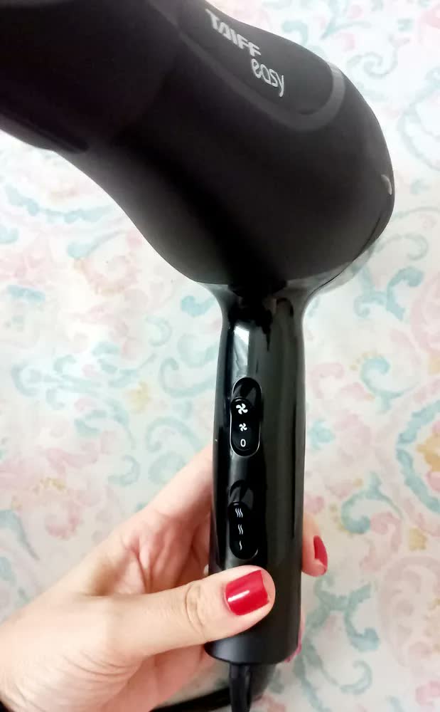 foto de Secador De Cabelos Taiff Easy 1700w, Preto Cor