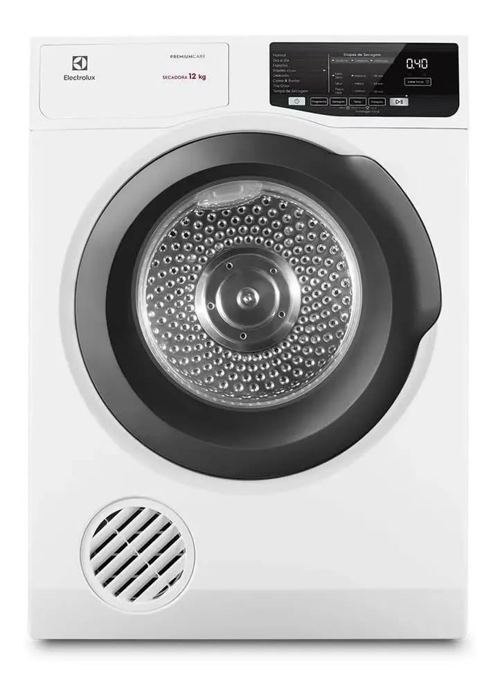 Secadora de roupas Electrolux SFP12 12 kg 8 ciclos eficiente cor branca