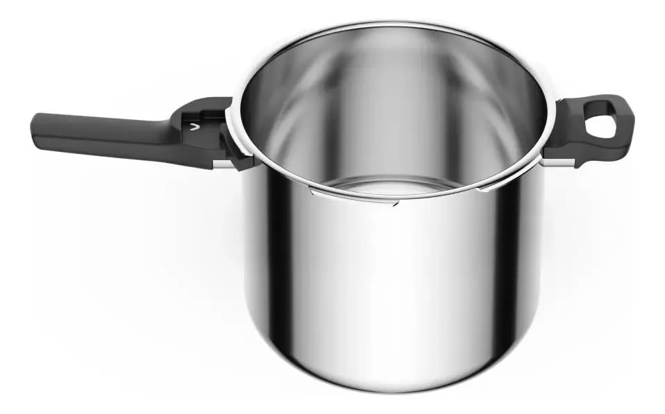Panela De Pressão Rochedo Inox Trendy 8 Litros Fechamento Externo e Indução