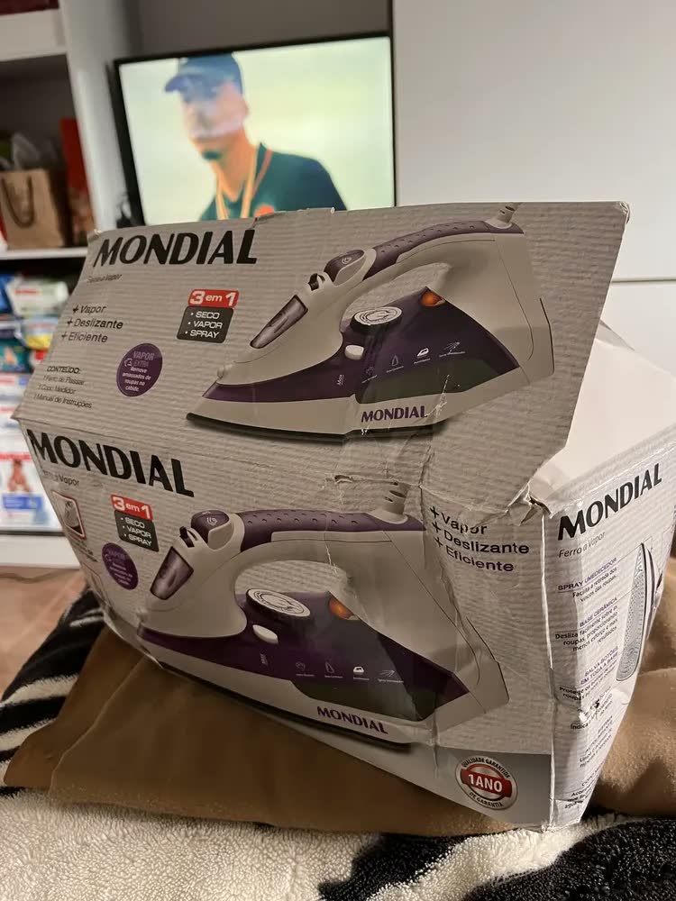 foto de Ferro a Vapor Ceramic Express, Mondial, 1200W - F-40
