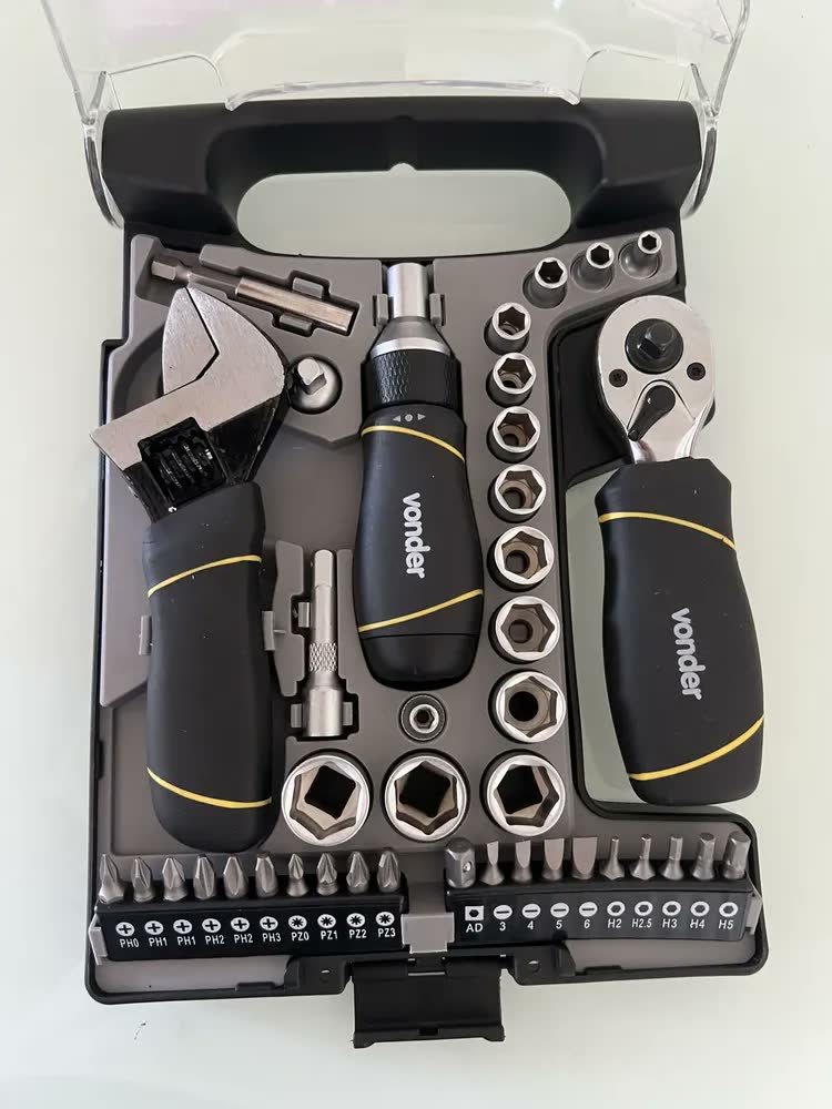 foto de Jogo Soquetes E Ferramentas 40pcs Vonder