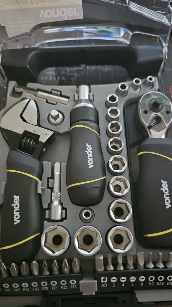 foto de Jogo Soquetes E Ferramentas 40pcs Vonder