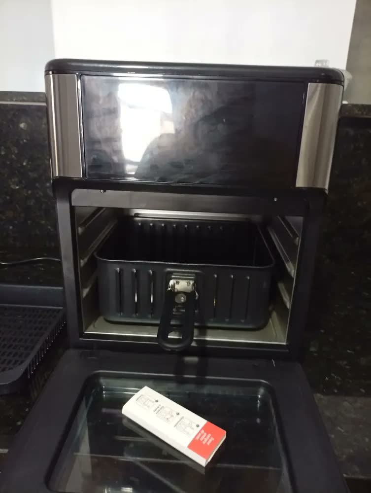foto de Fritadeira Air Fryer Forno Oven 12L, Mondial, 2200W - AFON-12L-BI