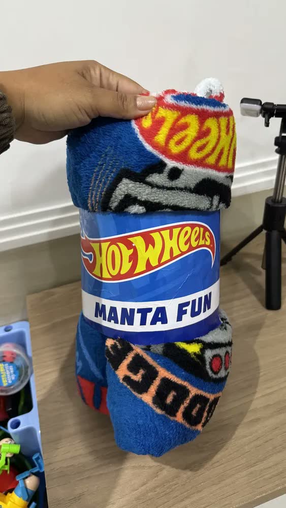 foto de Manta Infantil Hot Wheels Jolitex 1,50x2,00m Microfibra