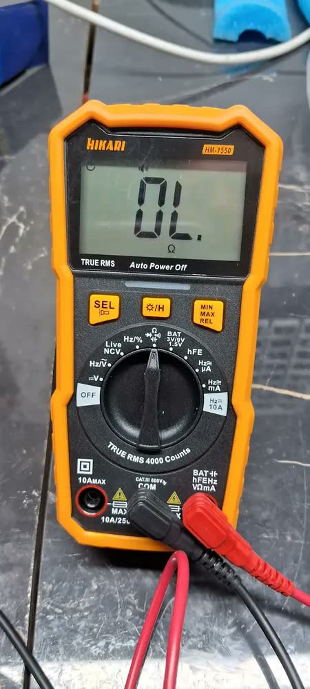 foto de Multímetro Digital Hm-1550 True Rms Hikari Profissional