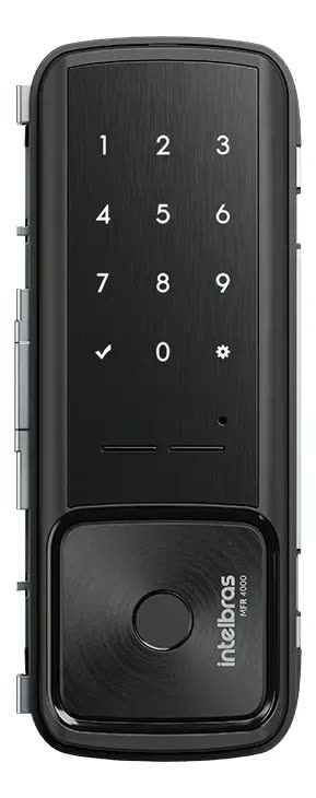 Fechadura Digital Mfr 4000 Inteligente P/ Porta De Vidro