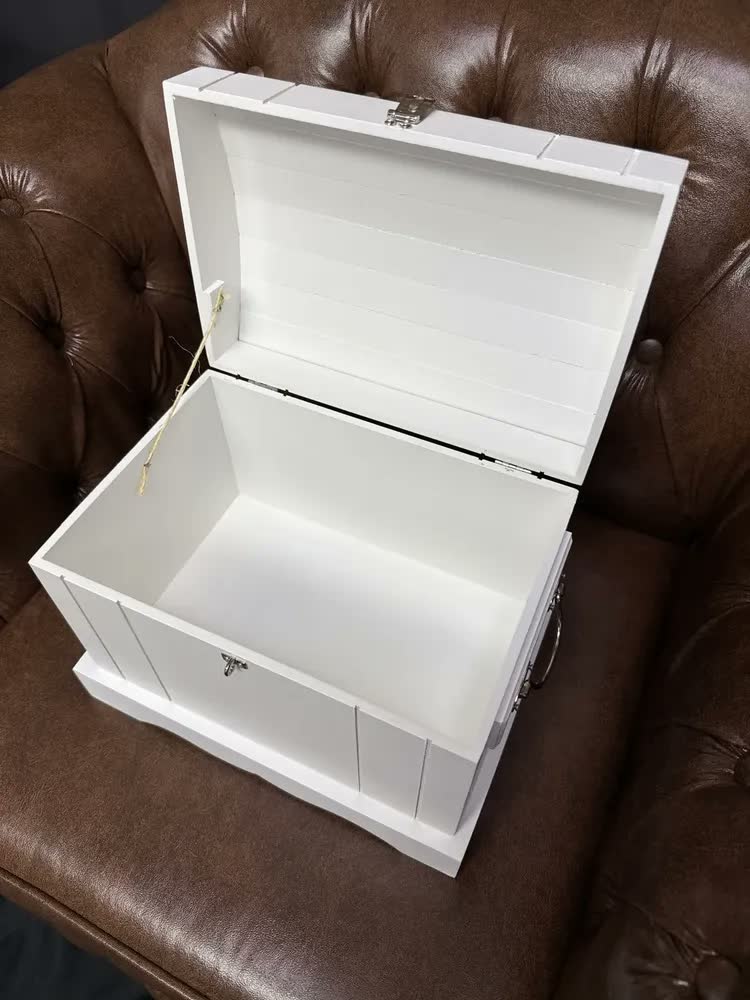 foto de Caixa Organizadora Porta Joias Grande Bau Frasqueira  Decor